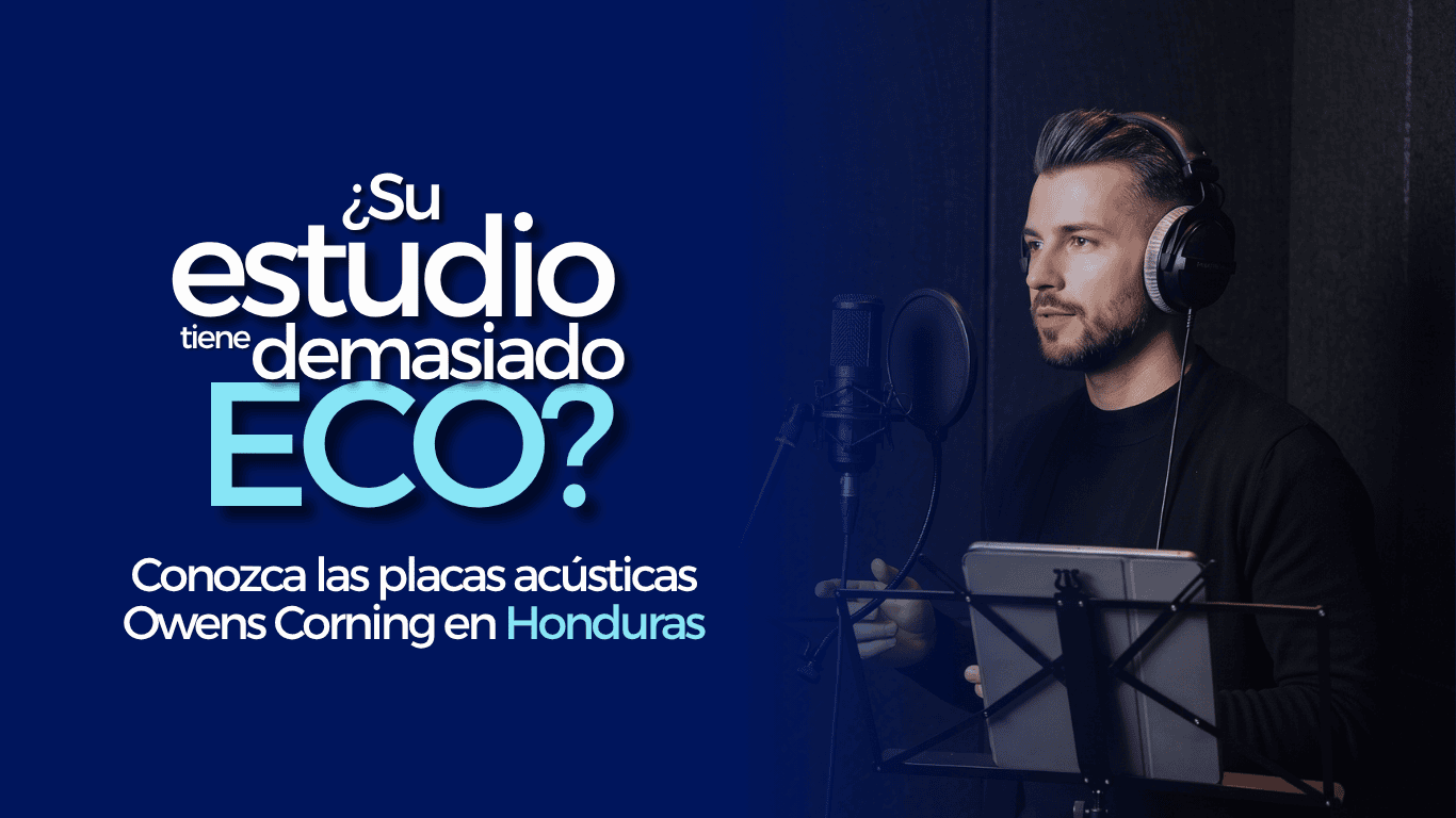 ¿Dónde comprar placas de aislamiento acústico para estudios de grabación en Honduras?
