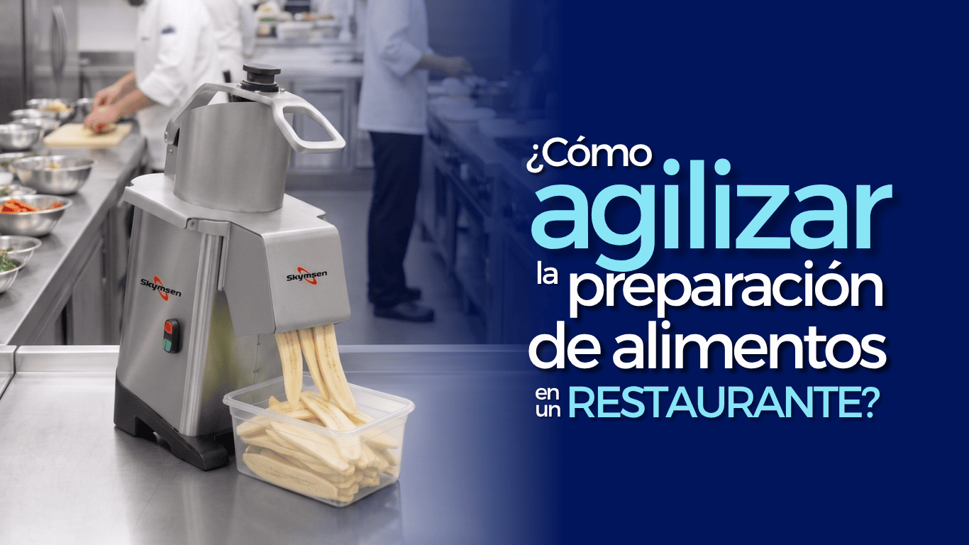 Procesadores de alimentos industriales: cómo ahorrar horas de trabajo en tu cocina