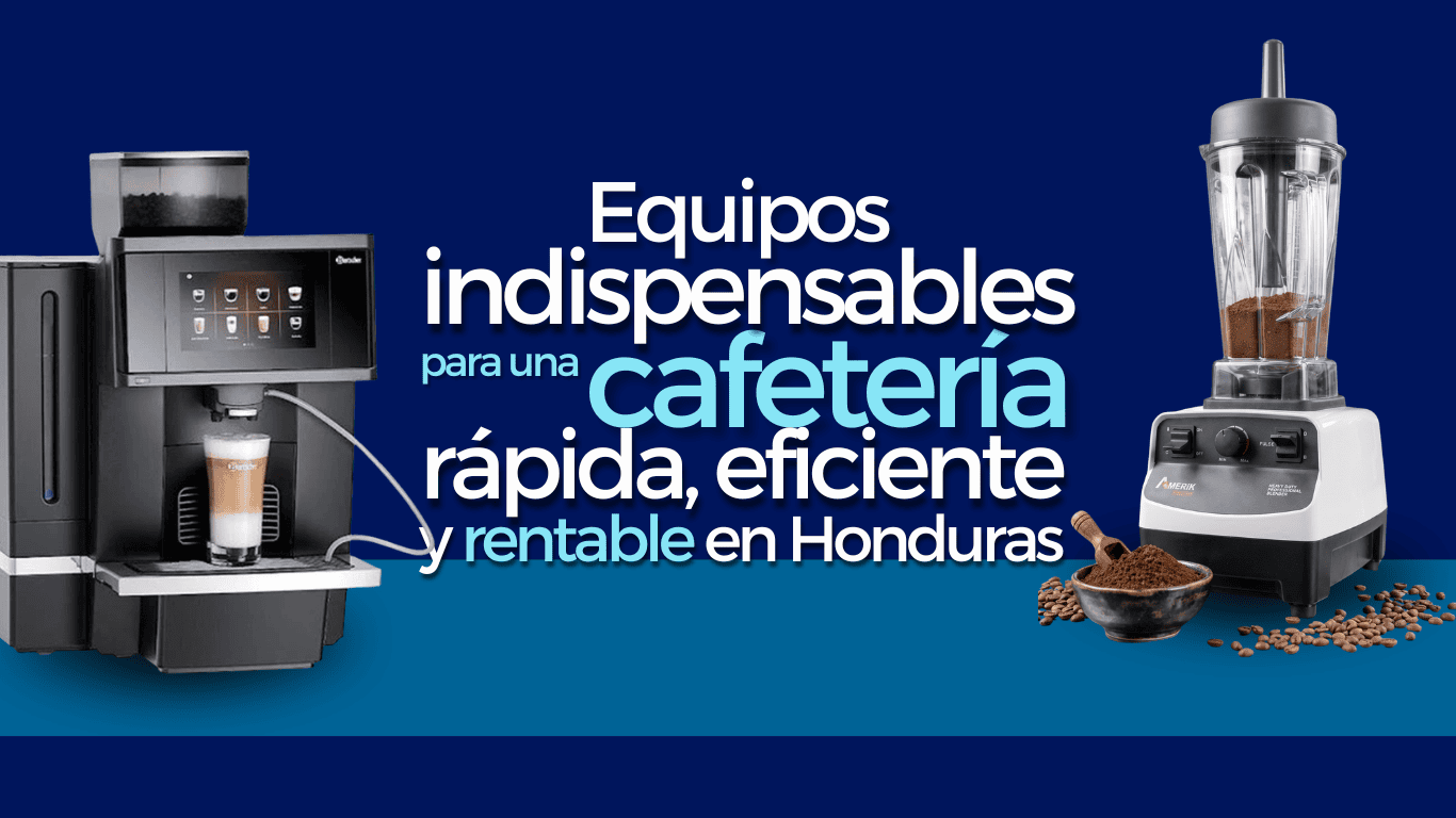 ¿Qué equipos necesita una cafetería para ofrecer un servicio rápido y consistente?