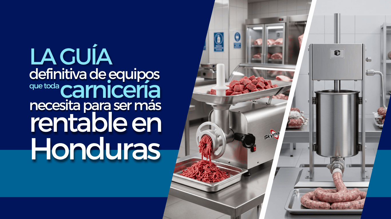 ¿Qué equipos necesita una carnicería para operar de forma eficiente?